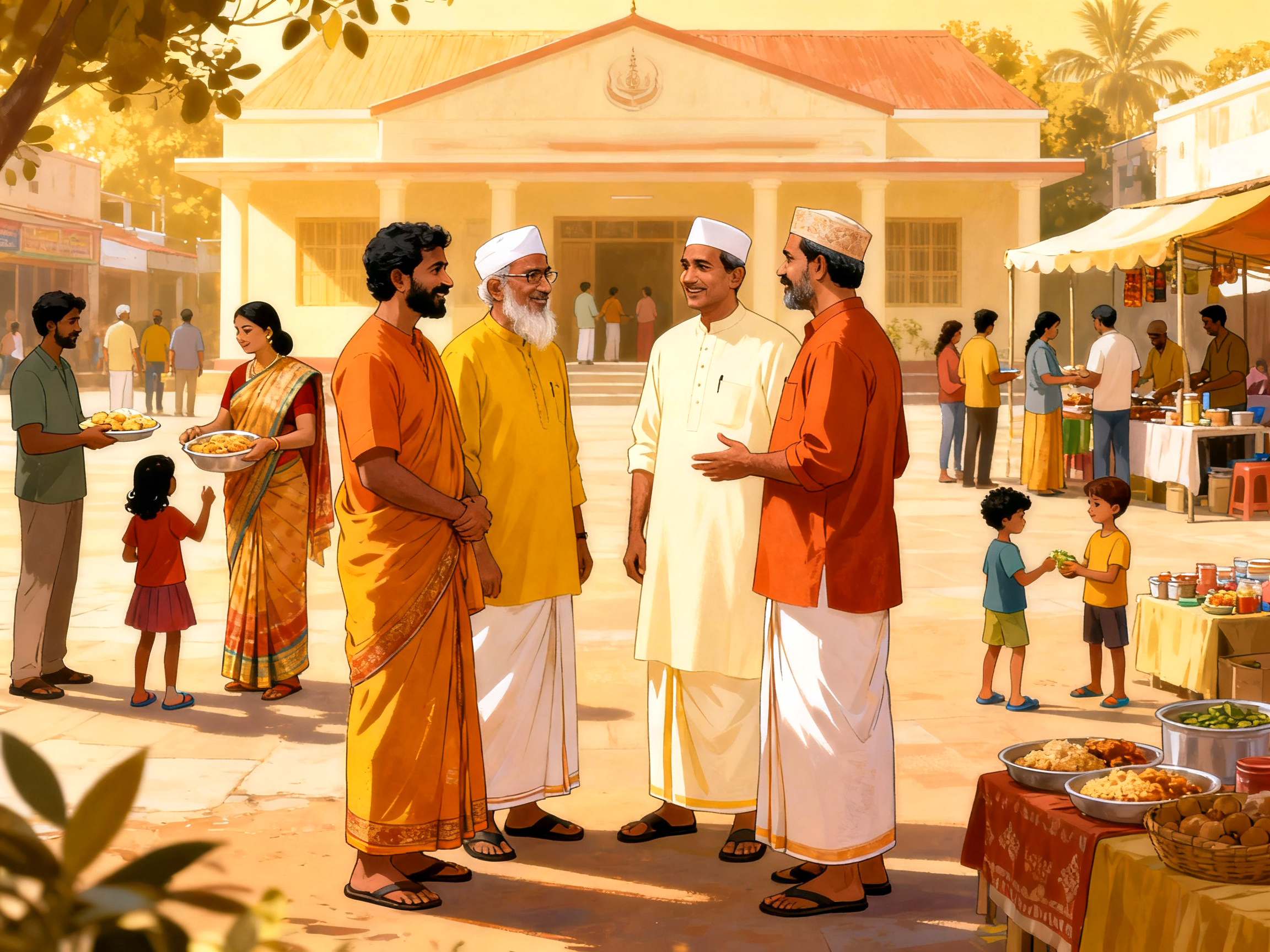 This is visible wherever people gather This is Kerala