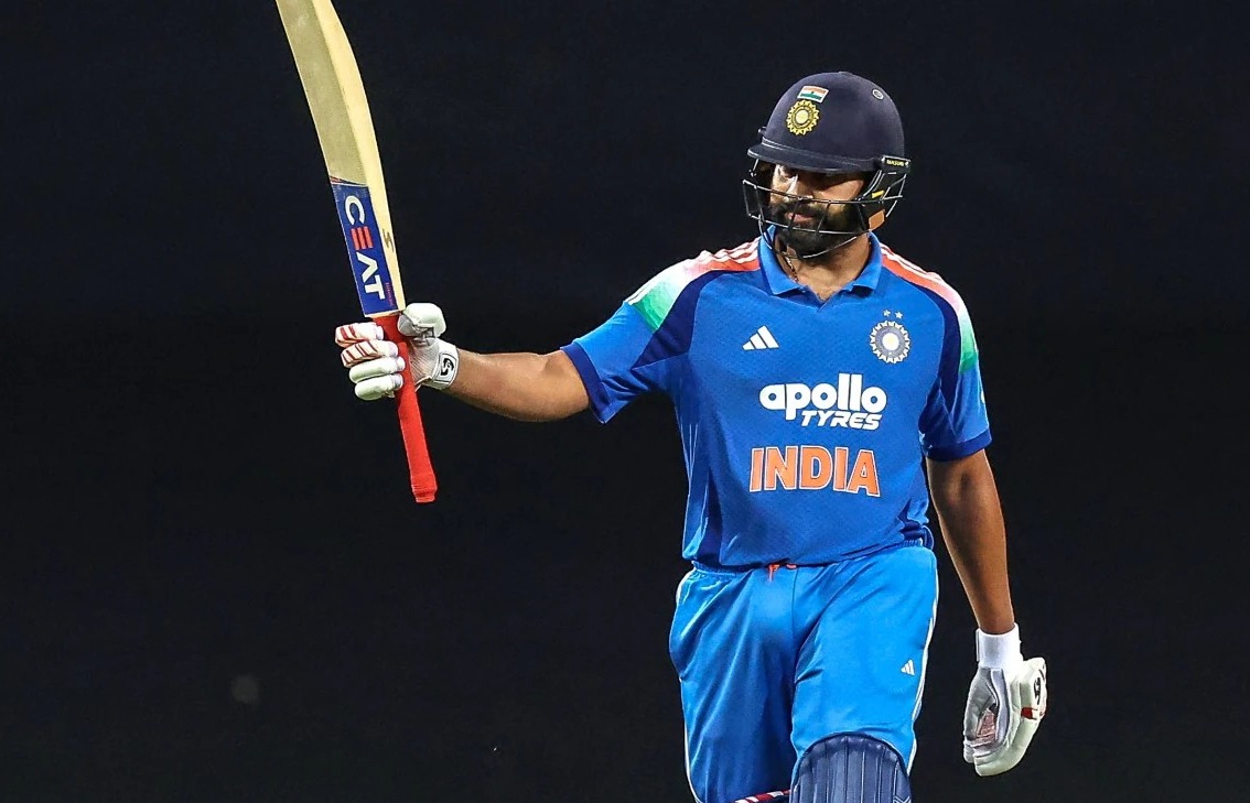 rohit sharma breaks odi record for most sixes in first match against south africa