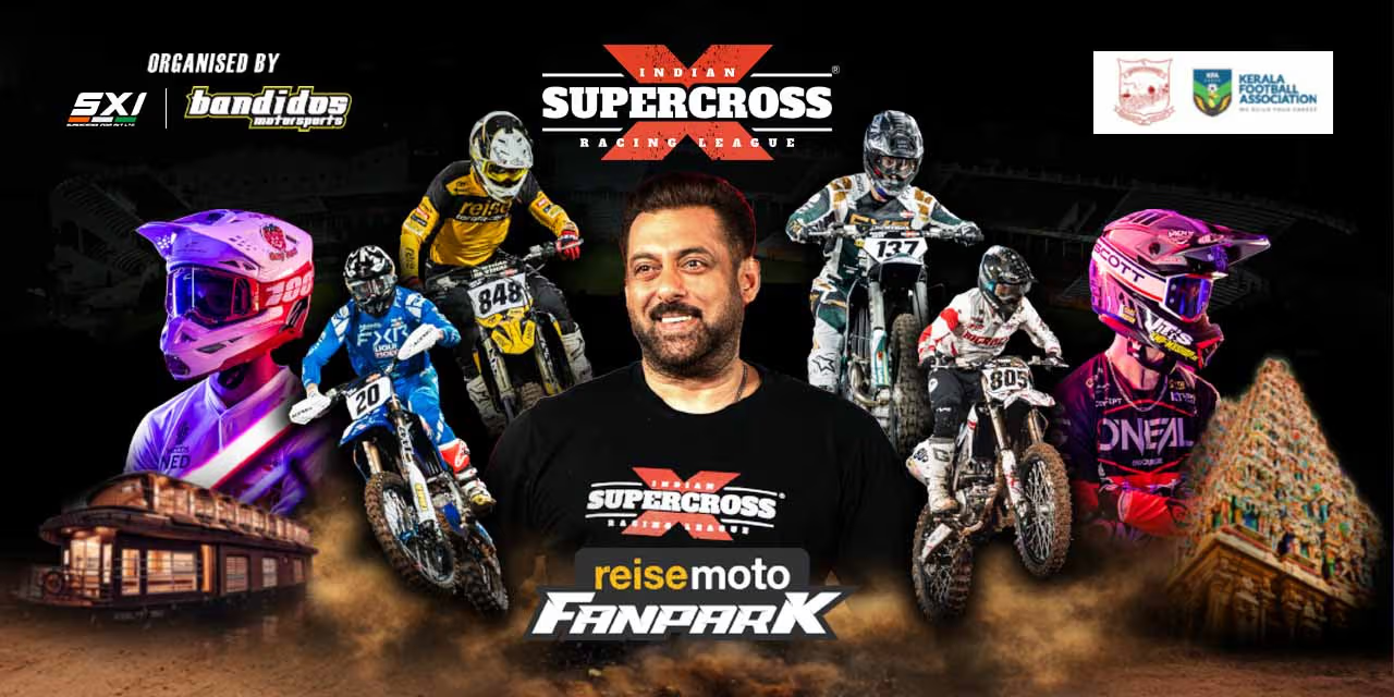 salman khan to attend as world champions arrive kozhikode to host indian supercross racing league final