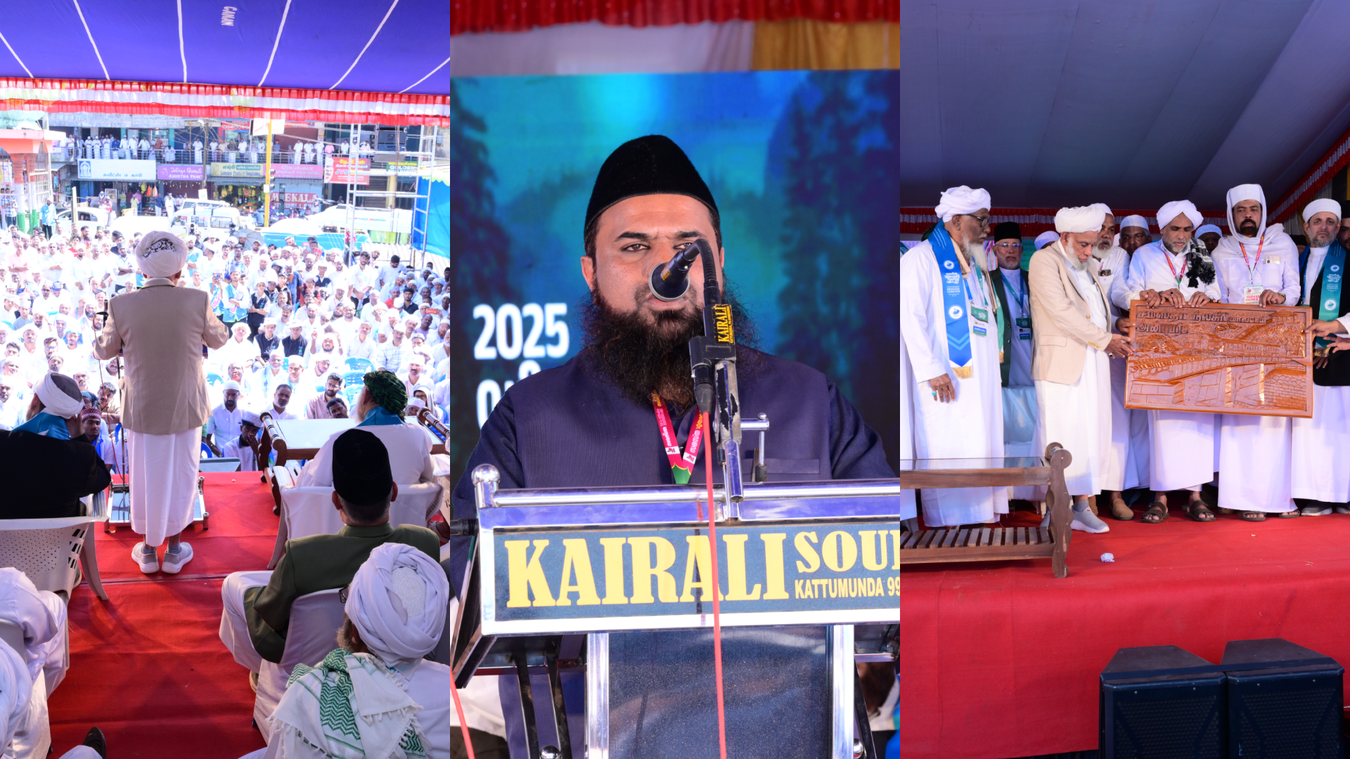 grand reception for samastha centenary message march in nilgiris