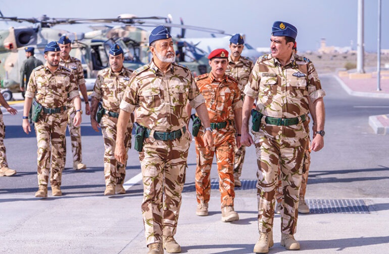 Sultan Haitham bin Tarik visits Musannah Air Base
