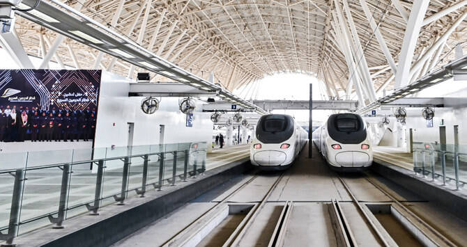 saudi railway landbridge riyadh jeddah project 2034