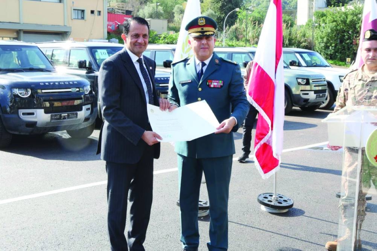qatar lebanon military aid vehicles grant 2026