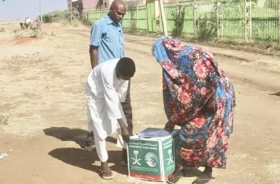 ksrelief distributes food aid sudan sennar 2026