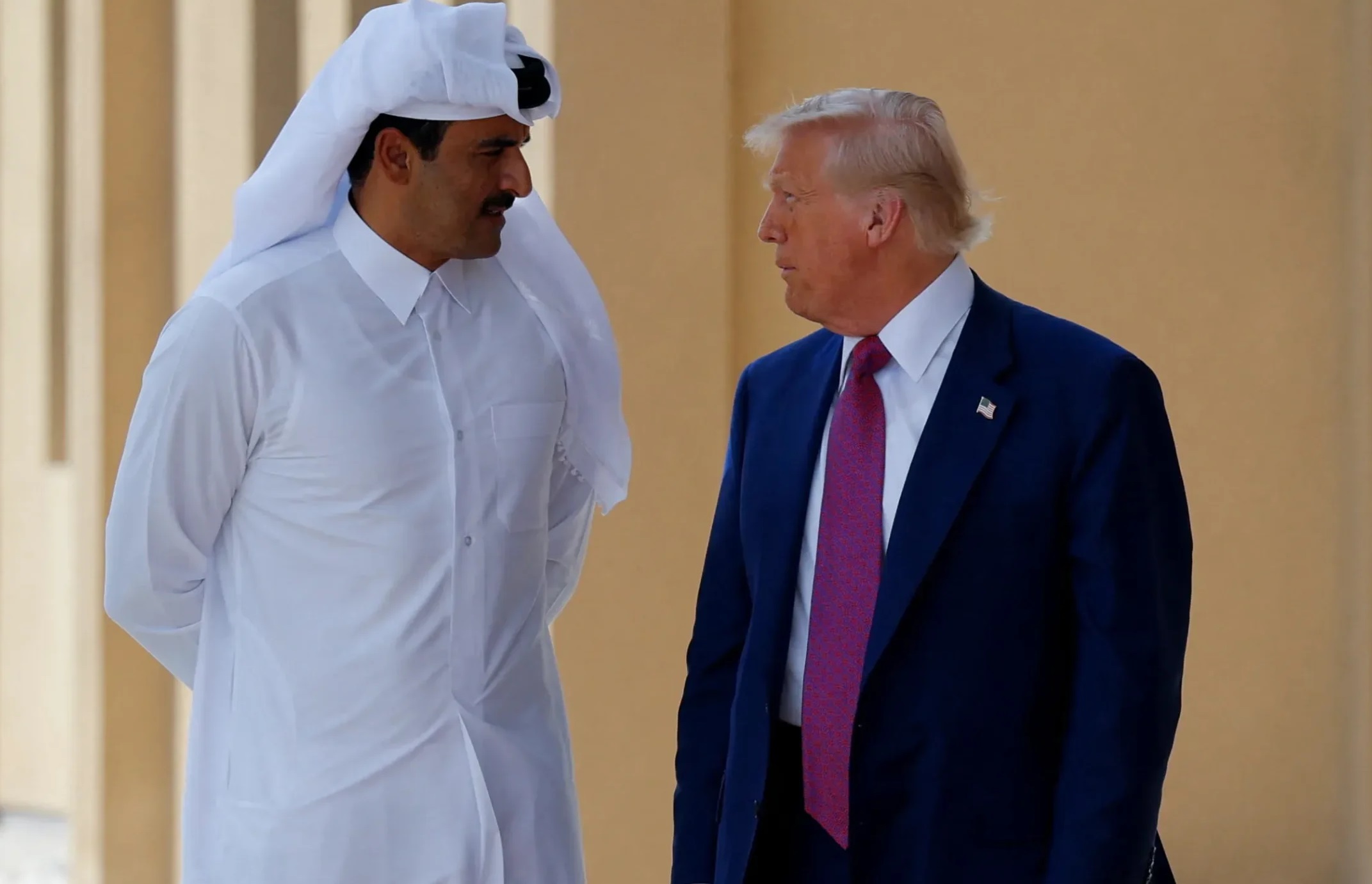Qatar Emir and Trump discuss by phone