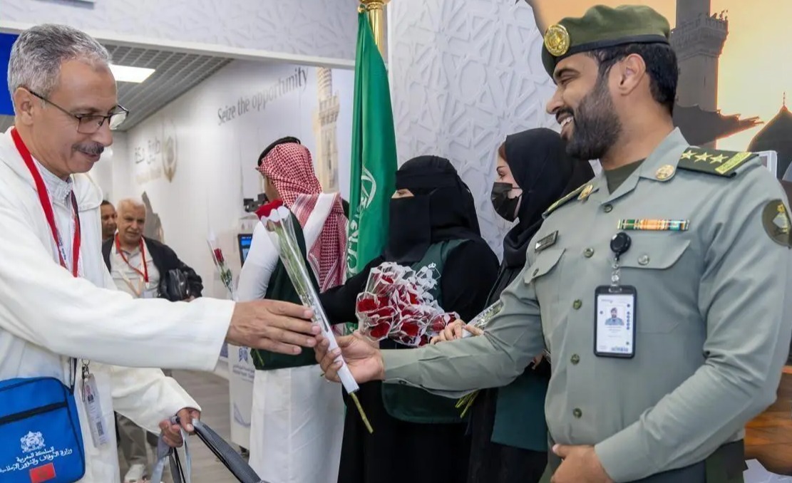 saudi makkah route initiative morocco pilgrims arrive madinah 2026