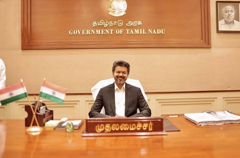 തമിഴ്നാട് മുഖ്യമന്ത്രി വിജയ്ക്ക് ആശംസകളുമായി പിണറായി വിജയൻ