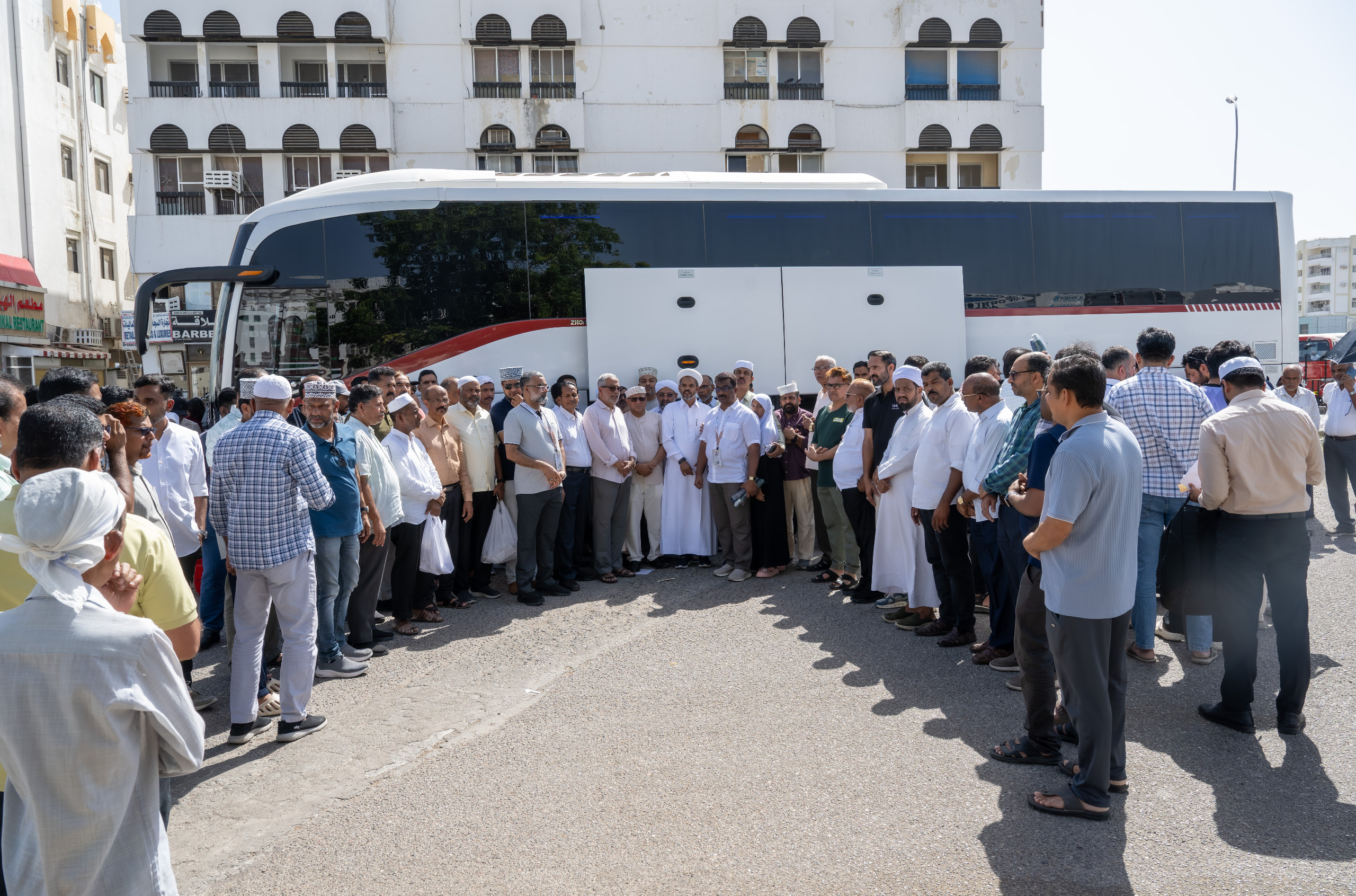Muscat Sunni Centre Hajj Group Departs