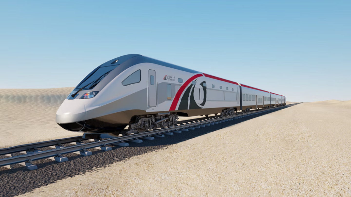 First Etihad Passenger Train Services to Connect Abu Dhabi Dubai and Fujairah